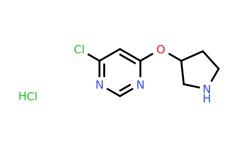 CAS 1220020-60-9 | 4-Chloro-6-(pyrrolidin-3-yloxy)pyrimidine hydrochloride