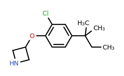 CAS 1220021-39-5 | 3-(2-Chloro-4-(tert-pentyl)phenoxy)azetidine