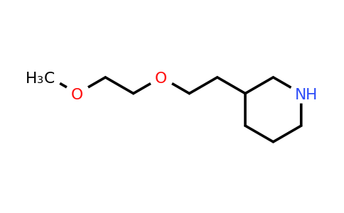 CAS 1220024-83-8 | 3-(2-(2-Methoxyethoxy)ethyl)piperidine