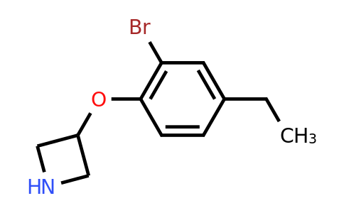 CAS 1220027-50-8 | 3-(2-Bromo-4-ethylphenoxy)azetidine
