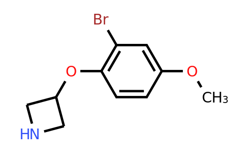 CAS 1220027-73-5 | 3-(2-Bromo-4-methoxyphenoxy)azetidine