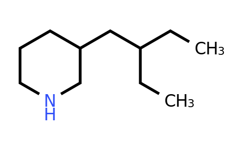CAS 1220030-21-6 | 3-(2-Ethylbutyl)piperidine