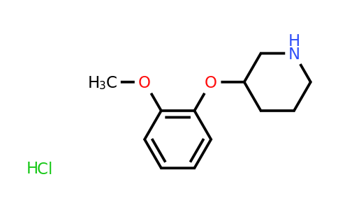CAS 1220033-44-2 | 3-(2-Methoxyphenoxy)piperidine hydrochloride