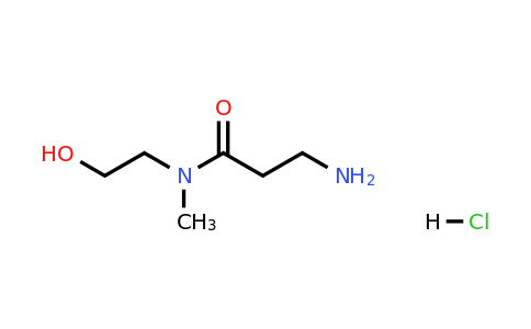 CAS 1220033-46-4 | 3-Amino-N-(2-hydroxyethyl)-N-methylpropanamide hydrochloride