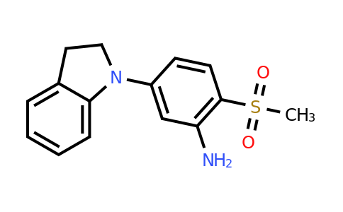 CAS 1220033-61-3 | 5-(Indolin-1-yl)-2-(methylsulfonyl)aniline