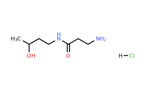 CAS 1220034-57-0 | 3-Amino-N-(3-hydroxybutyl)propanamide hydrochloride