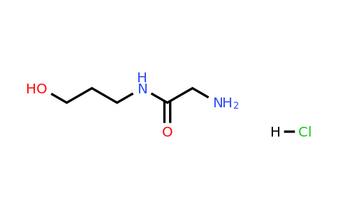 CAS 1220034-68-3 | 2-Amino-N-(3-hydroxypropyl)acetamide hydrochloride