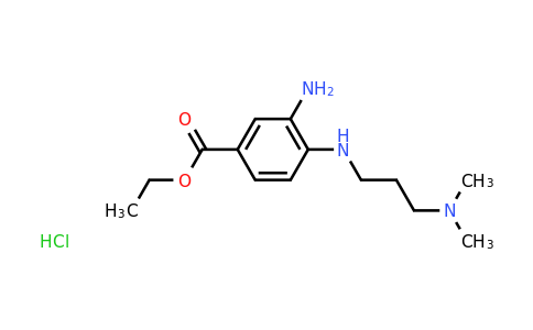 CAS 1220036-40-7 | Ethyl 3-amino-4-((3-(dimethylamino)propyl)amino)benzoate hydrochloride