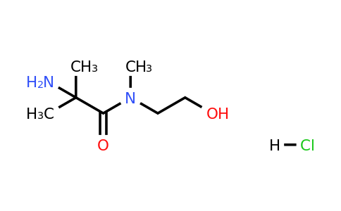 CAS 1220036-69-0 | 2-Amino-N-(2-hydroxyethyl)-N,2-dimethylpropanamide hydrochloride