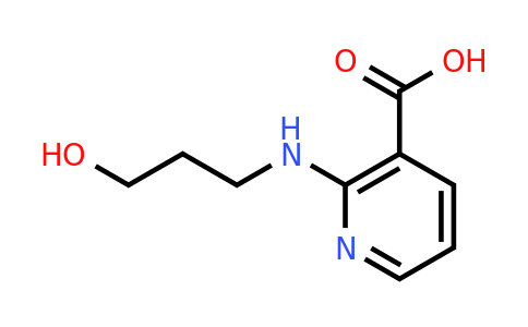 CAS 1220037-95-5 | 2-((3-Hydroxypropyl)amino)nicotinic acid