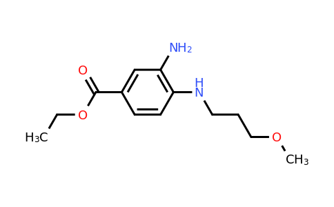 CAS 1220038-24-3 | Ethyl 3-amino-4-((3-methoxypropyl)amino)benzoate