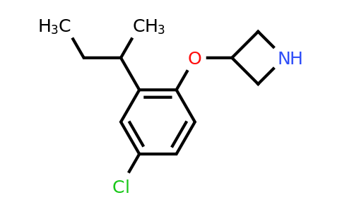 CAS 1220038-53-8 | 3-(2-(sec-Butyl)-4-chlorophenoxy)azetidine