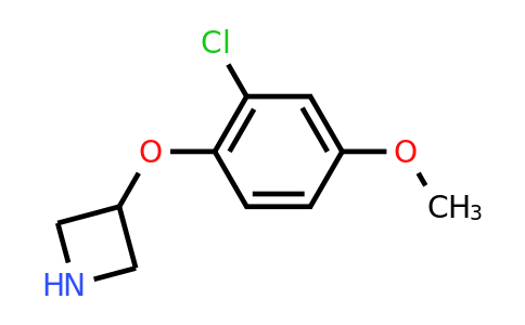 CAS 1220038-57-2 | 3-(2-Chloro-4-methoxyphenoxy)azetidine