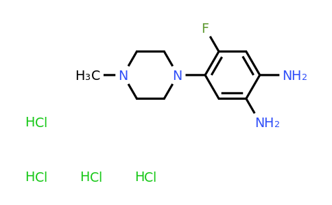 CAS 1220039-97-3 | 4-Fluoro-5-(4-methyl-piperazin-1-yl)-benzene-1,2-diamine tetrahydrochloride