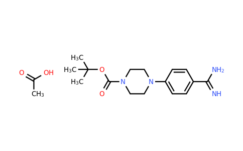 CAS 1220040-03-8 | 1-Boc-4-(4-carbamimidoyl-phenyl)-piperazine acetate