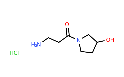 CAS 1220181-17-8 | 1-(3-Amino-propionyl)-pyrrolidin-3-ol hydrochloride