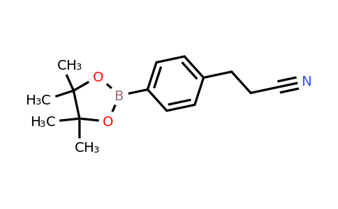 CAS 1220219-19-1 | 3-(4-(4,4,5,5-Tetramethyl-1,3,2-dioxaborolan-2-YL)phenyl)propanenitrile