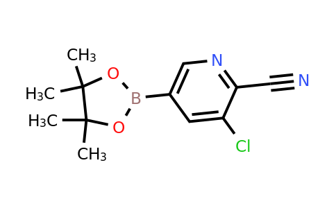 CAS 1220219-63-5 | 3-Chloro-5-(4,4,5,5-tetramethyl-1,3,2-dioxaborolan-2-YL)picolinonitrile