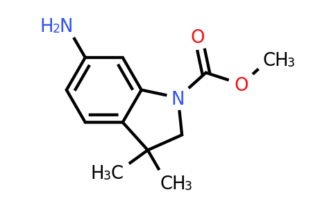CAS 1220631-19-5 | Methyl 6-amino-3,3-dimethylindoline-1-carboxylate