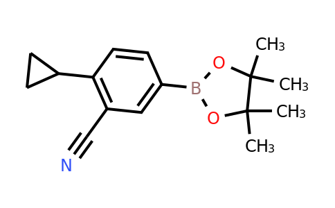 CAS 1220696-48-9 | 2-Cyclopropyl-5-(4,4,5,5-tetramethyl-1,3,2-dioxaborolan-2-yl)benzonitrile