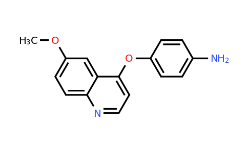 CAS 1220892-82-9 | 4-((6-Methoxyquinolin-4-yl)oxy)aniline