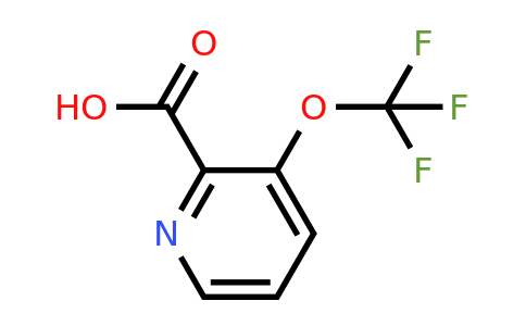 CAS 1221171-81-8 | 3-(trifluoromethoxy)pyridine-2-carboxylic acid