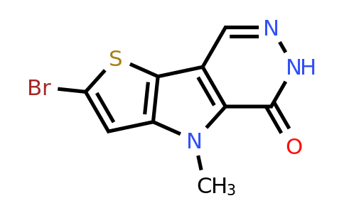 CAS 1221186-56-6 | 2-bromo-4,6-dihydro-4-methyl-5H-Thieno[2',3':4,5]pyrrolo[2,3-d]pyridazin-5-one