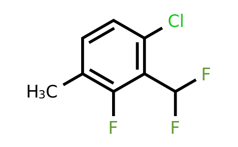 CAS 1221272-76-9 | 1-Chloro-2-(difluoromethyl)-3-fluoro-4-methylbenzene