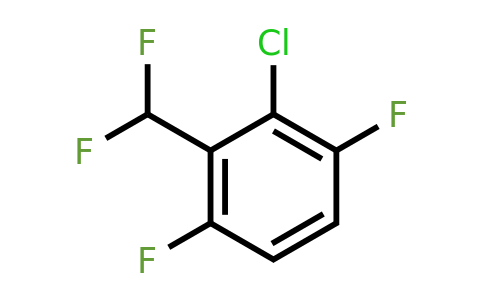 CAS 1221272-89-4 | 2-Chloro-3-(difluoromethyl)-1,4-difluorobenzene