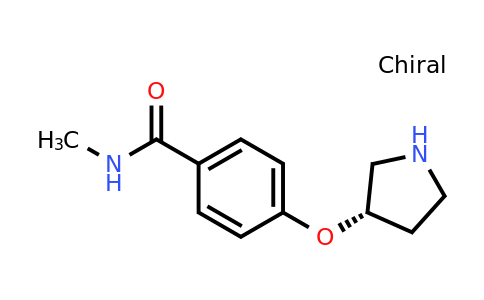 CAS 1221274-35-6 | (S)-N-Methyl-4-(pyrrolidin-3-yloxy)benzamide