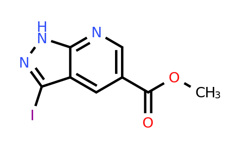 CAS 1221288-25-0 | methyl 3-iodo-1H-pyrazolo[3,4-b]pyridine-5-carboxylate
