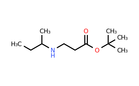 CAS 1221341-28-1 | tert-butyl 3-[(butan-2-yl)amino]propanoate