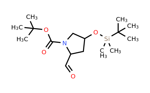 CAS 1221492-47-2 | 4-(Tert-butyl-dimethyl-silanyloxy)-2-formyl-pyrrolidine-1-carboxylic acid tert-butyl ester