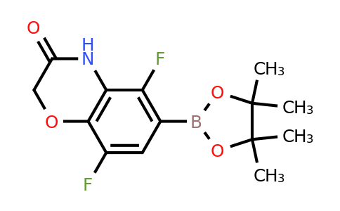 CAS 1221502-87-9 | 5,8-difluoro-3-oxo-3,4-dihydro-2H-benzo[b][1,4]oxazine-6-boronic acid pinacol ester