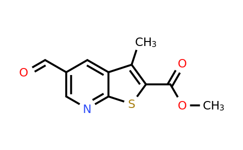 CAS 1221722-05-9 | Methyl 5-formyl-3-methylthieno[2,3-b]pyridine-2-carboxylate