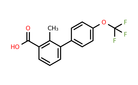 CAS 1221722-10-6 | 2-methyl-3-[4-(trifluoromethoxy)phenyl]benzoic acid
