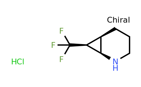 CAS 1221722-93-5 | rel-(1R,6R,7S)-7-(trifluoromethyl)-2-azabicyclo[4.1.0]heptane;hydrochloride