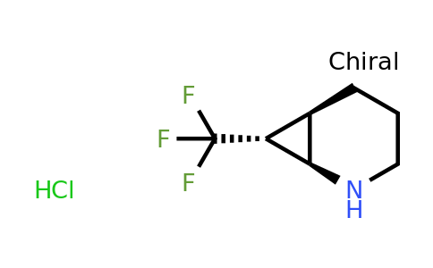 CAS 1221722-94-6 | rel-(1R,6R,7R)-7-(trifluoromethyl)-2-azabicyclo[4.1.0]heptane;hydrochloride