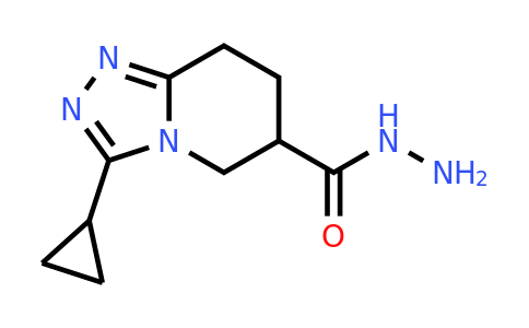 CAS 1221723-02-9 | 3-Cyclopropyl-5H,6H,7H,8H-[1,2,4]triazolo[4,3-a]pyridine-6-carbohydrazide
