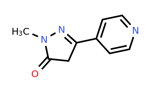 CAS 1221723-78-9 | 1-Methyl-3-(pyridin-4-yl)-4,5-dihydro-1H-pyrazol-5-one