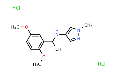 CAS 1221723-84-7 | N-[1-(2,5-Dimethoxyphenyl)ethyl]-1-methyl-1H-pyrazol-4-amine dihydrochloride
