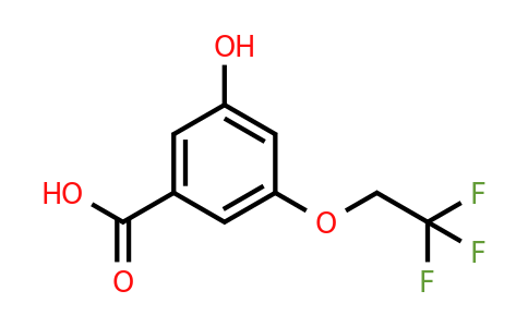 CAS 1221723-99-4 | 3-Hydroxy-5-(2,2,2-trifluoroethoxy)benzoic acid