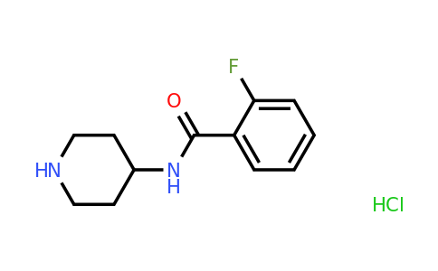 CAS 1221724-07-7 | 2-Fluoro-N-(piperidin-4-yl)benzamide hydrochloride