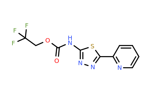 CAS 1221724-47-5 | 2,2,2-Trifluoroethyl N-[5-(pyridin-2-yl)-1,3,4-thiadiazol-2-yl]carbamate