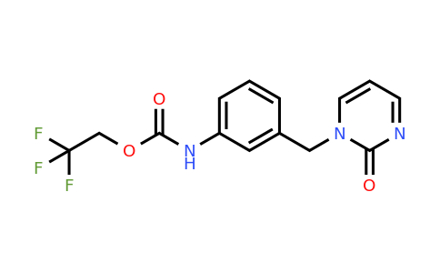 CAS 1221724-50-0 | 2,2,2-Trifluoroethyl N-{3-[(2-Oxo-1,2-Dihydropyrimidin-1-Yl)Methyl]Phenyl}Carbamate