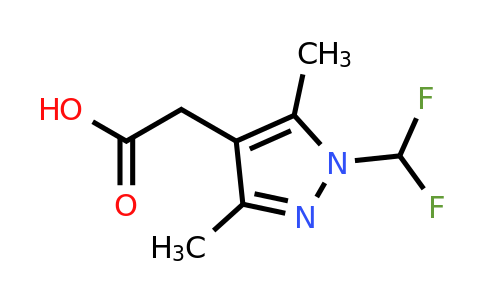 CAS 1221724-52-2 | 2-[1-(Difluoromethyl)-3,5-dimethyl-1H-pyrazol-4-yl]acetic acid