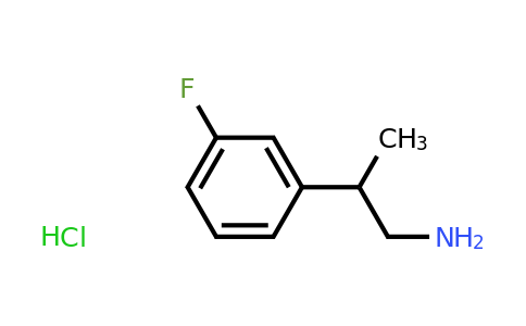 CAS 1221724-60-2 | 2-(3-Fluorophenyl)propan-1-amine hydrochloride