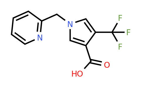CAS 1221724-75-9 | 1-(Pyridin-2-ylmethyl)-4-(trifluoromethyl)-1H-pyrrole-3-carboxylic acid