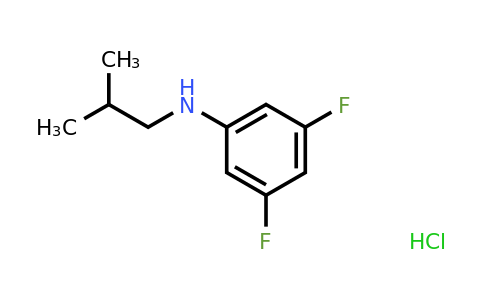 CAS 1221725-97-8 | 3,5-Difluoro-N-(2-Methylpropyl)Aniline Hydrochloride
