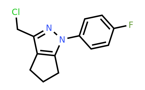 CAS 1221726-10-8 | 3-(Chloromethyl)-1-(4-fluorophenyl)-1H,4H,5H,6H-cyclopenta[c]pyrazole